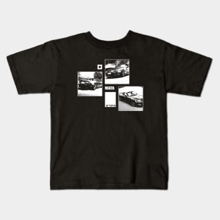 Mazda Miata MX-5 NC Black 'N White Archive (Black Version) Kids T-Shirt